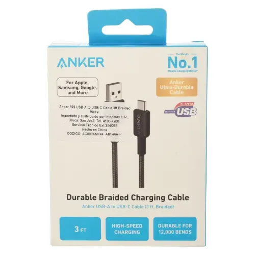 Anker Cable Usb a a Usb c 1 8 m