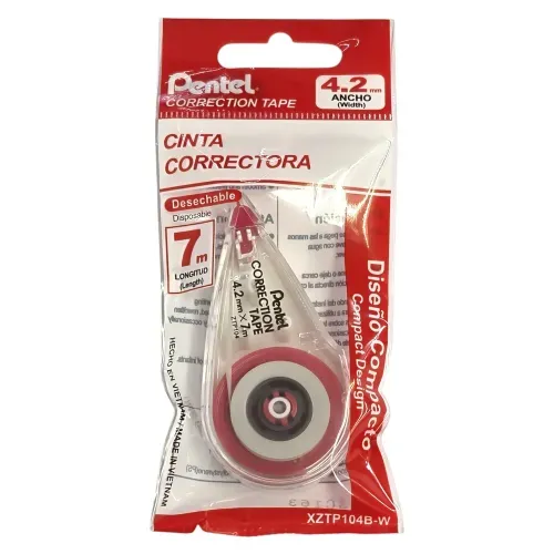 Corrector Cinta Pentel 4.2 mm x 7 Mts