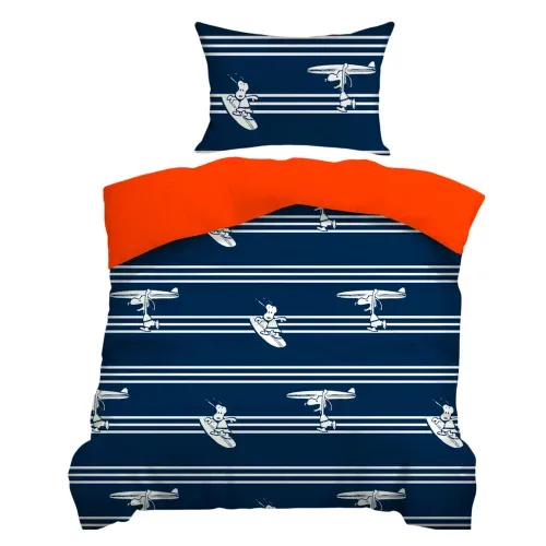 Relaxtech Cubrecama Peanut Azul Twin