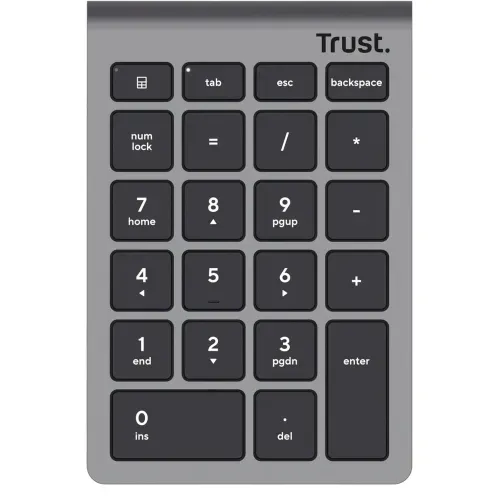 Teclado Trust Numerico Inalambrico Negro