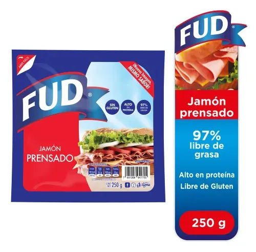 Jamón Fud Prensado - 250 g