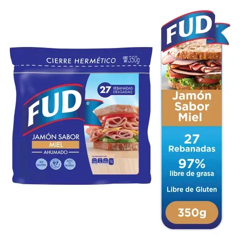 Jamón Fud ahumado miel - 350 g