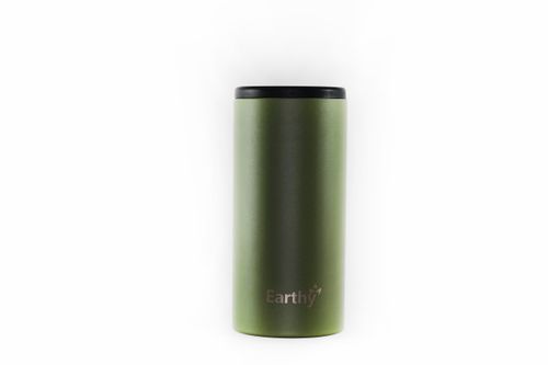 Contenedor de latas slim Earthy color verde musgo