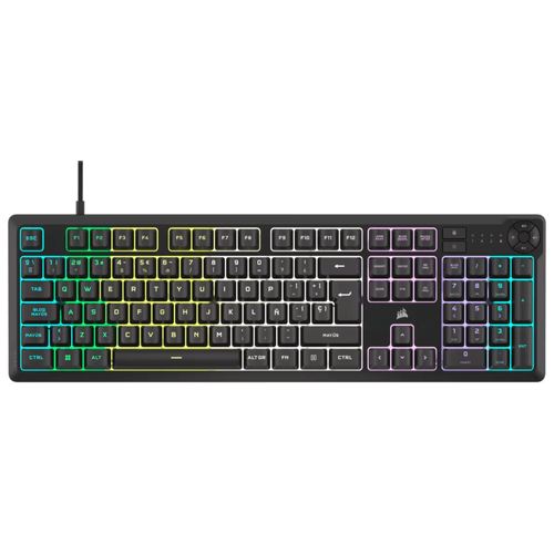 Teclado Gaming Corsair K55 Core Membrana RGB 10 Zonas 6 Teclas Macro USB Español CH-9226C65-SP