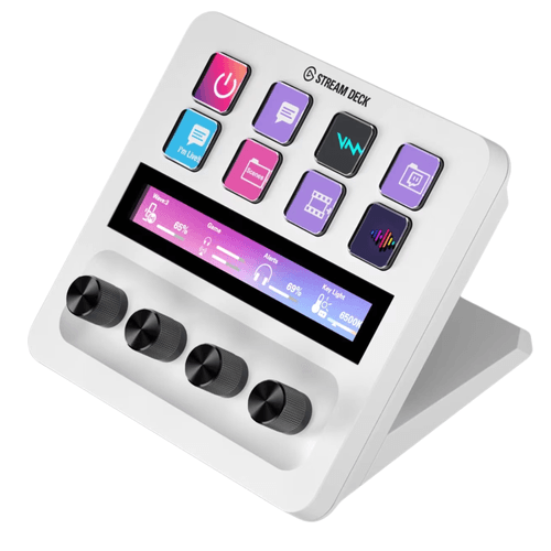 Controlador Streaming Elgato Stream Deck + 8 Teclas LCD 4 Diales Multifunción Panel Táctil USB 10GBD9911