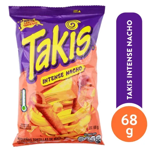 Snack Barcel Takis nacho intenso - 68 g