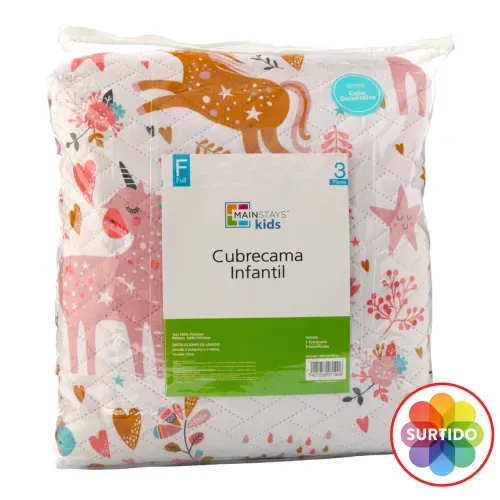Mainstays Cubrecama Infantil 3pz Full Su