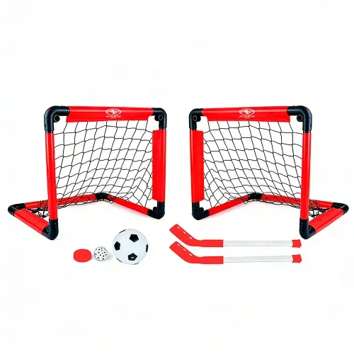 Juego de porterías Athletic Works de hockey y fútbol 2 en 1