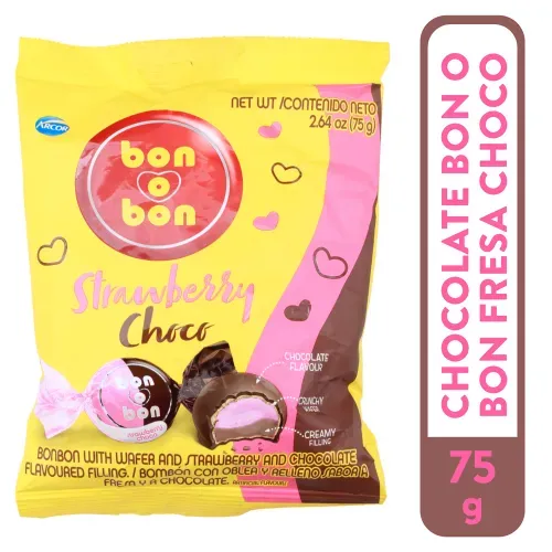 Chocolate Bon O Bon Fresa - 75 g