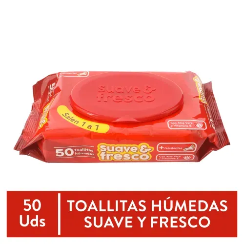 Toallitas Humedas Premium 50ea
