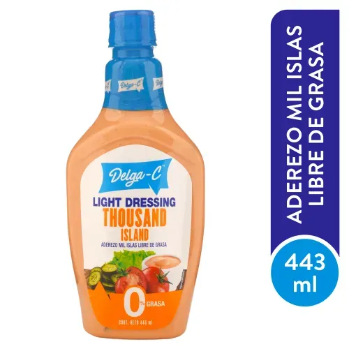 Aderezo Delga-C Mil Islas Sin Grasa -443ml