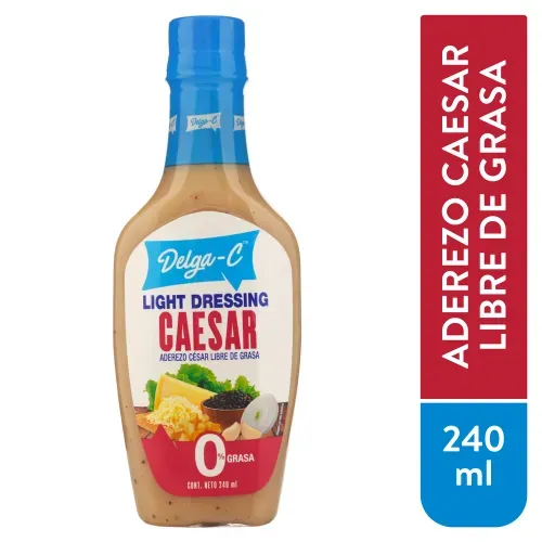 Aderezo Delga-C Sabor Cesar Sin Grasa -240ml