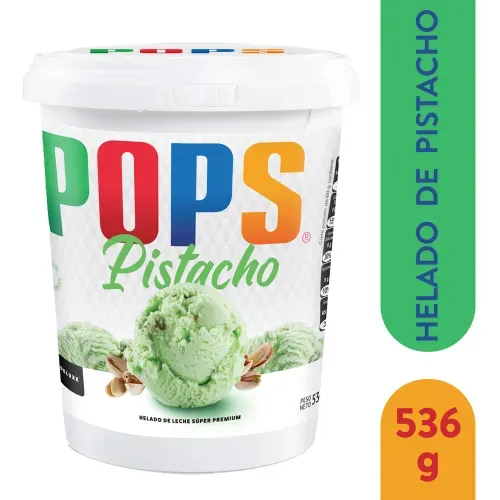 Helado Pops Pistacho - 536 g