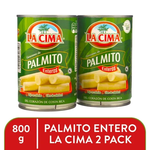 Palmito Entero La Cima 2 Pack 400 Gr