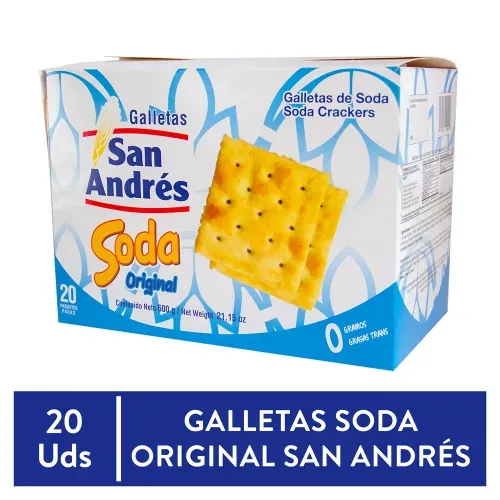 Galleta Soda San Andres Soda 20u 600 Gr