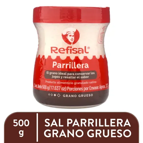 Tarro Sal Parillera Refisal 500g
