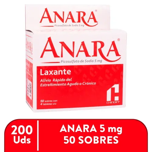 Anara 5Mg, Precio indicado por unidad