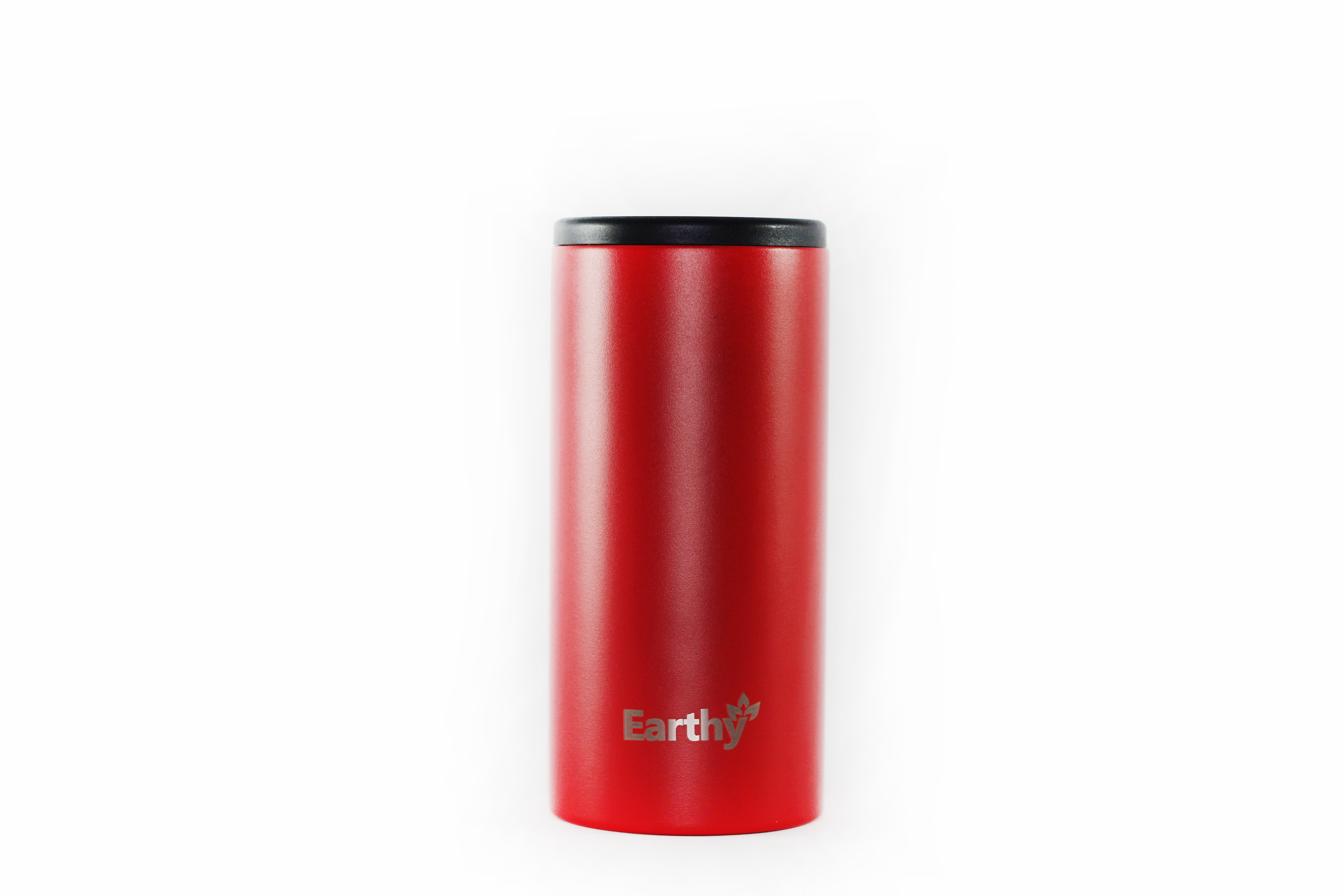 Contenedor de latas slim Earthy color rojo