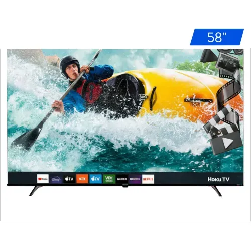 Pantalla LED Smart Hotline Roku 4K 58 Pulgadas