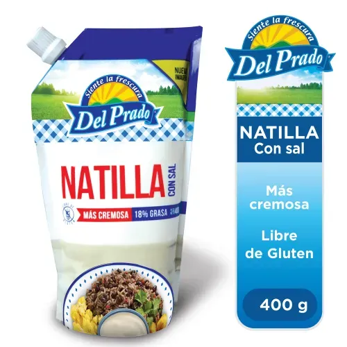 Natilla Del Prado Con Sal 18% Grasa Doy Dack - 400 g