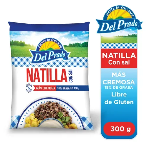 Natilla Del Prado Con Sal 18% Grasa - 300 g
