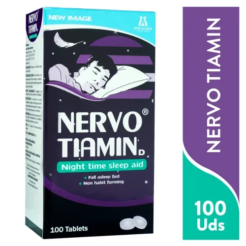 Antihistamínico Nervotiamin vitamina D sobre 4 comprimidos - Precio indicado por sobre