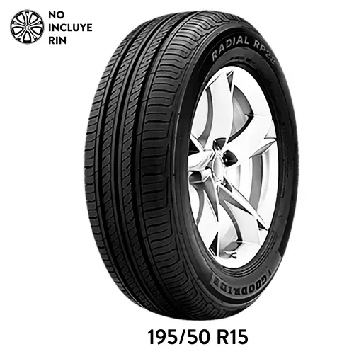 Llanta para auto Goodride, medidas: 195/50 Rin 15