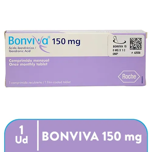 Bonviva 150 mg caja 1 comprimido - Precio indicado por caja