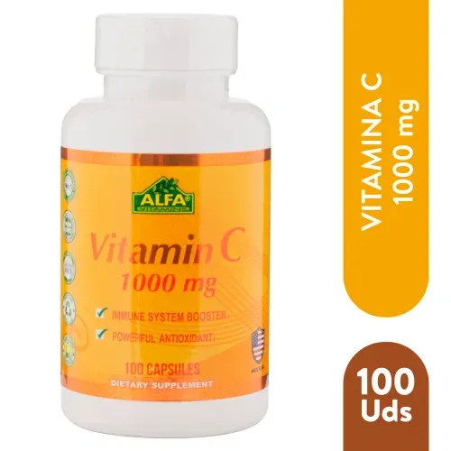 Vitamina C 1000 mg frasco 100 comprimidos - Precio indicado por frasco