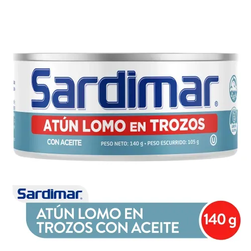 Atún Sardimar trozos en aceite - 140 g