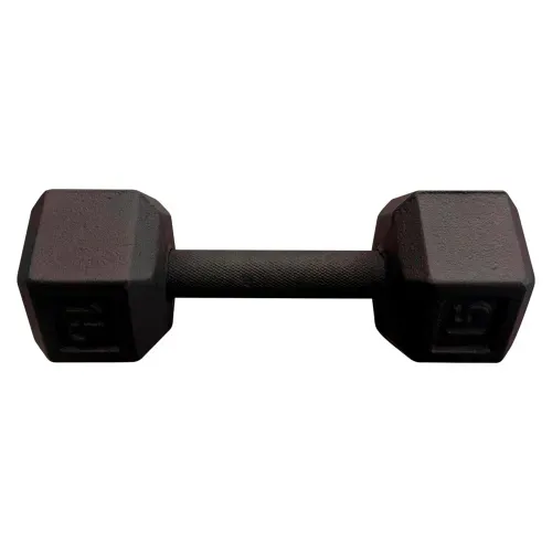 Mancuerna de hierro Athletic Works - 15 lb