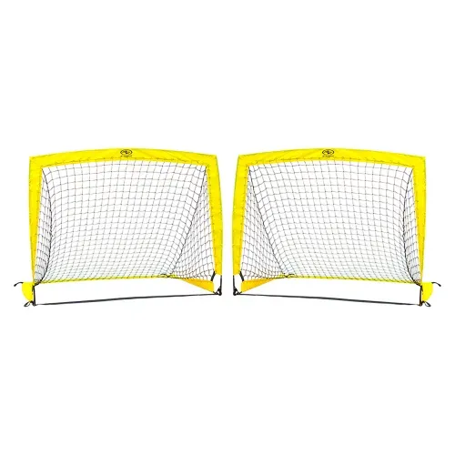 Portería de fútbol Athletic Works cuadrada plegable