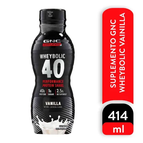 Suplemento GNC Wheybolic Vainilla -414ml
