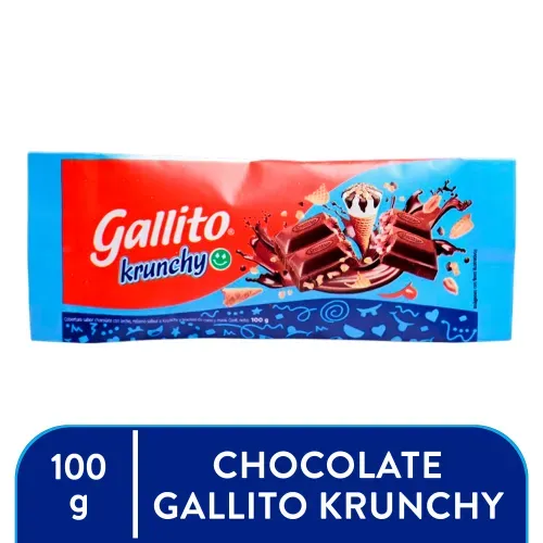 Chocolate Gallito Krunchy - 100 g