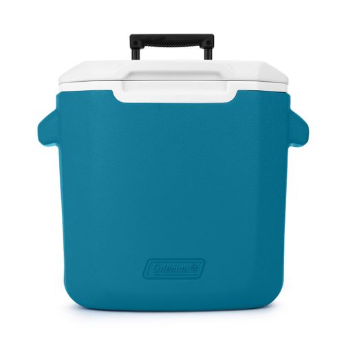 Nevera Portátil Coleman Chiller, con Capacidad de 28 QT, con Ruedas, Fácil Limpieza, Azul 2160822