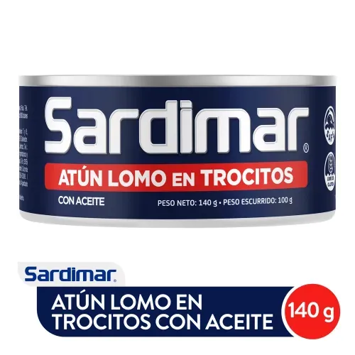 Atún Sardimar Lomo En Trocitos - 140 g