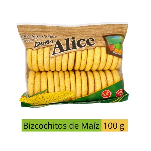 Bizcochitos Doña Alice de maíz - 100 g
