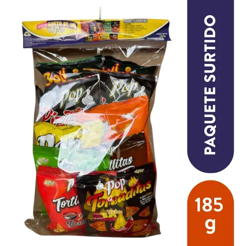 Pop Lonchera Surtida 10 Unidades 175gr