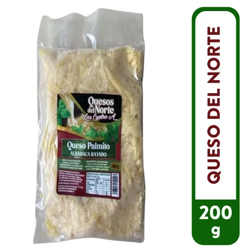 Ques Palmito Rallado Albahaca Qdn 200 g