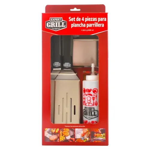 Eg Set 4 Piezas Bbq Para Plancha