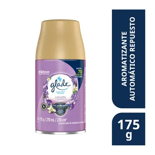 Aromatizante Glade Automático Repuesto Lavanda y Vainilla - 175 g