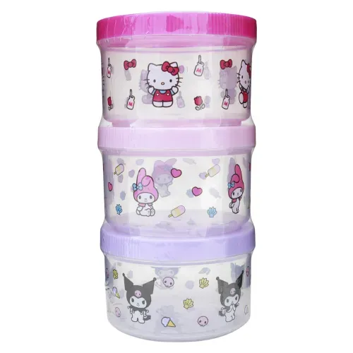 Set3 Contenedores Plasticos Hello Kittyf