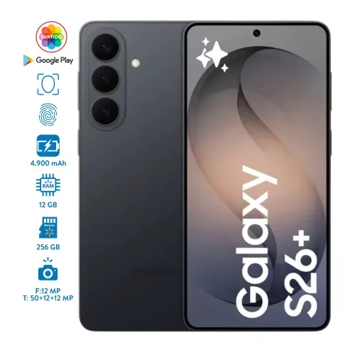 Celular Samsung Galaxy S26+ 12GB RAM y 256GB Almacenamiento, Colores Surtidos