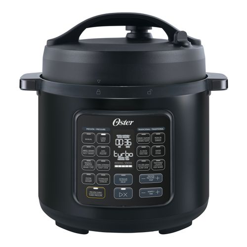 Multiolla Oster Turbo, 14 Funciones, 5.7 L de Capacidad, Recubrimiento DiamondForce, Color Negro, CKSTPCECT57DF2CL