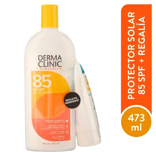 Protector solar Derma Clinic sport FPS 85 - 473 ml