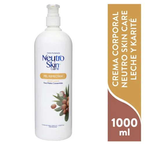 Crema corporal Neutroskin Care con karité - 1000 ml