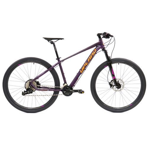 Bicicleta 29 MTB UPLAND Reaktor Morado con Naranja 10 Velocidades