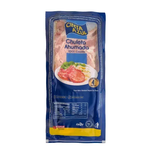 Chuleta Cinta Azul Ahumada - 1 kg