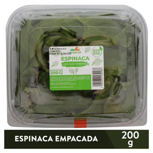 Espinaca Hortifruti 100% natural - 200 g
