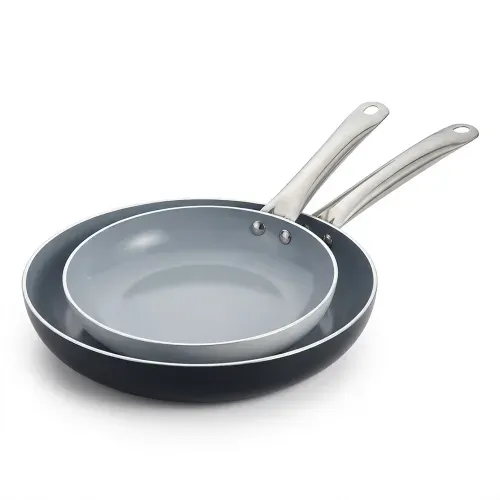 Set2 Sartenes Aluminio Int Cer 20 y 26cm